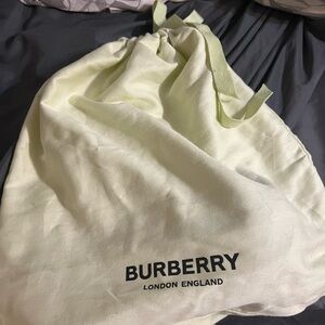 Burberry Light Yellow Dust Bag